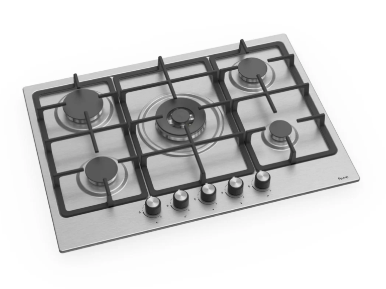 5 piece gas hob and extractor 