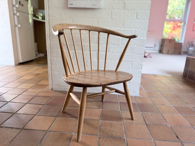 Authentic Ercol Mini Chair / Small Accent Chair - Vintage