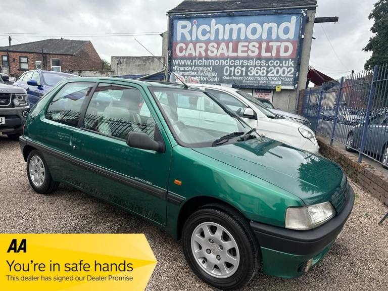 1995 Peugeot 106 1.4 ROLAND GARROS 3d 75 BHP Hatchback Petrol Manual