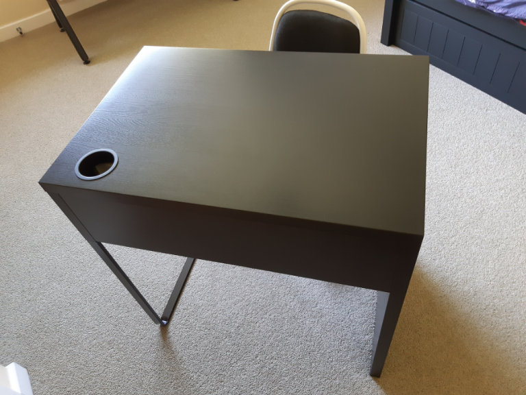 IKEA MICKE DESK AND ÖRFJÄLL CHAIR WITH SUMMERA DRAWER INSERT, EXCELLENT ...