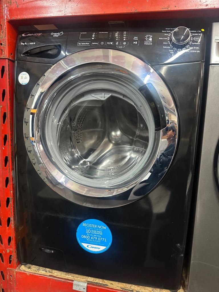 9KG BLACK CANDY WASHING MACHINE 