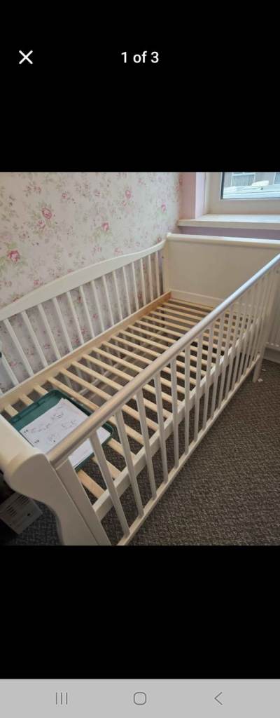 White nursery furniture 