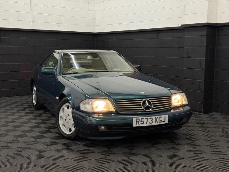 1997 R MERCEDES BENZ SL320 GREEN 3.2 PETROL GREEN CONVERTIBLE R129 