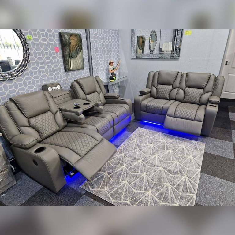 🚚 Free Home Delivery 💫 3+2 Seater Sofa Set & Corner ORLANDO Electric Recliner | 21% OFF **