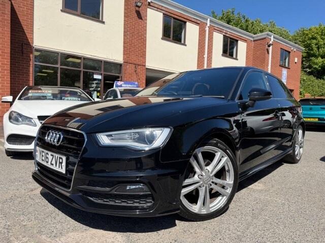2016 Audi A3 2016 16-Reg Audi A3 1.4 TFSI 125 S Line Sportback,83,000 Miles,Sat Nav,ULEZ HATCHBAC...