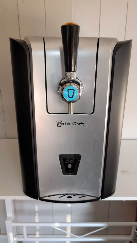 PerfectDraft Beer Dispenser – Good Condition, Silver and Black