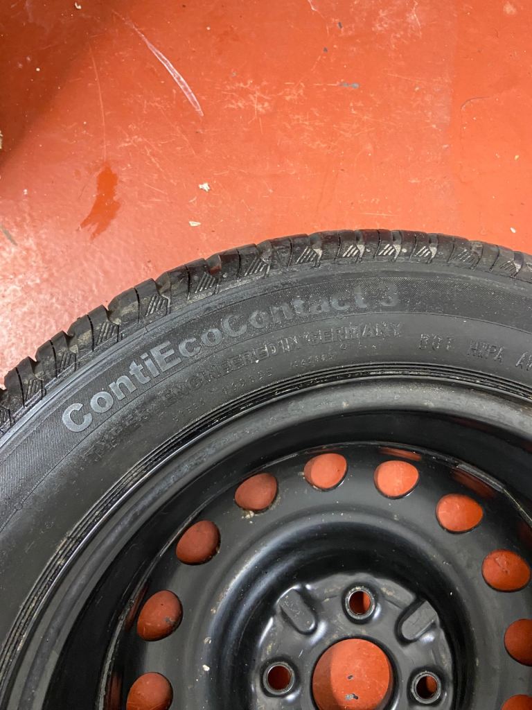 Spare wheel with continental tyre 155/65/14