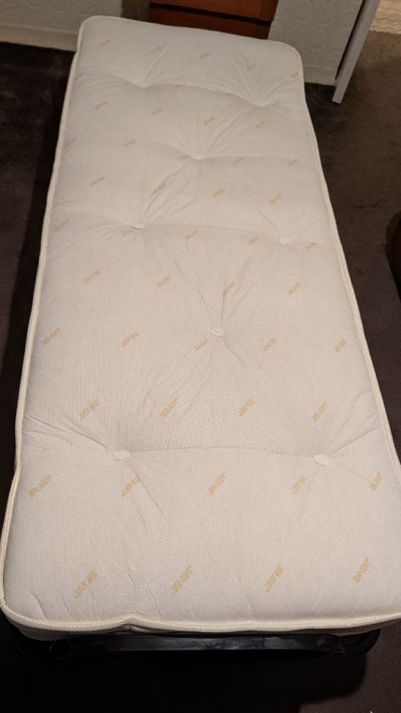 Jay-Be Crown Premier Folding Bed Deep Sprung Mattress-Single -
