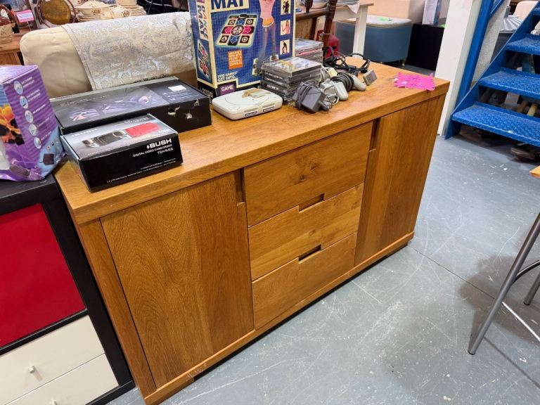 Solid oak sideboard 