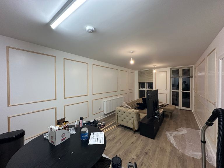 Painter & Decorator services-Wall panelling & Wallpaper installation-Skim/Plaster-Handyman