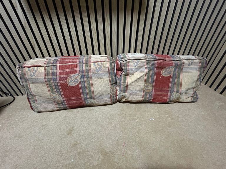 Pair of Bailey Caravan Cushions
