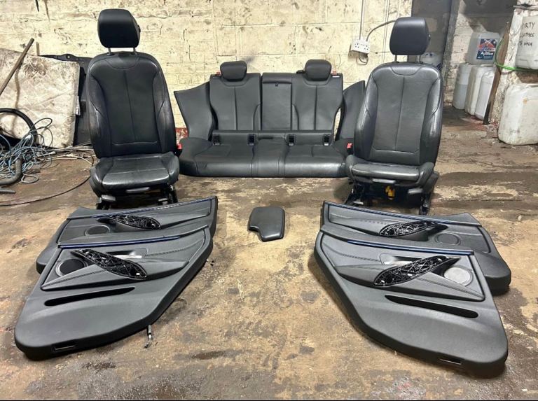 BMW 4 Series Grand Coupe F36 Black Leather Interior