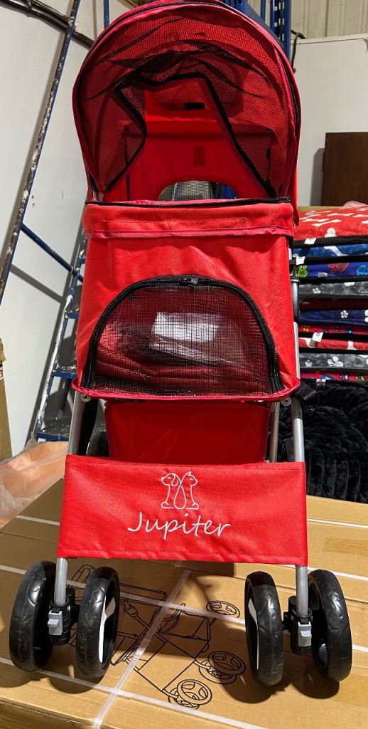 Pet pushchairs £45 each (RED, BROWN & PINK) available