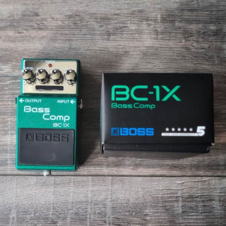 3 x Boss Bass Effects pedals