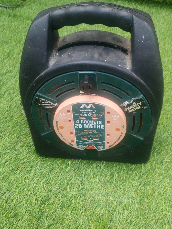 Masteeplug 4 socket 20 metre extension lead