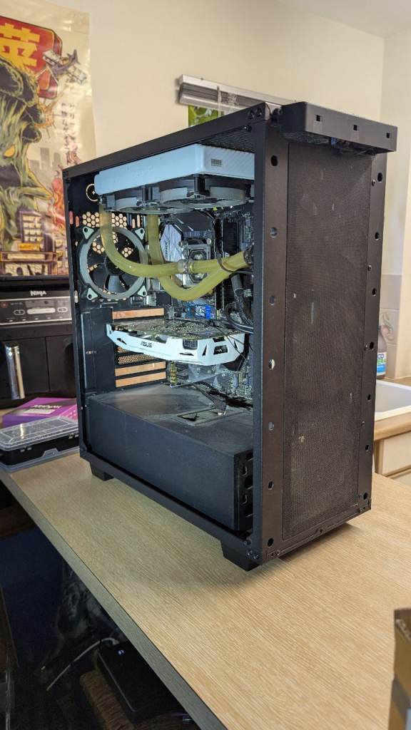 Desktop + Monitor + WiFi equipment 