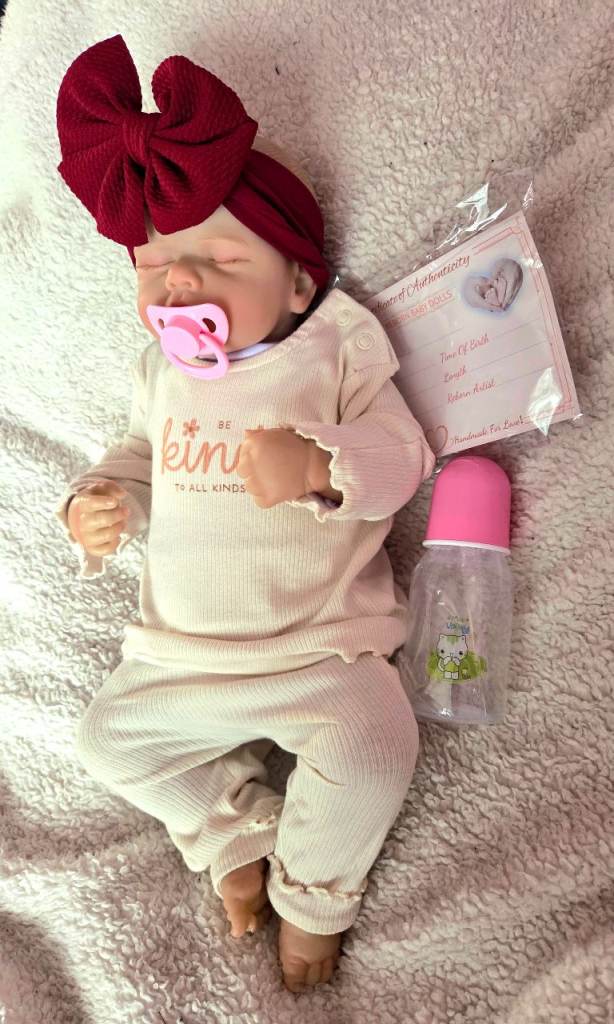 Newborn toy doll realistic reborn brand new girl sleeping baby christmas doll