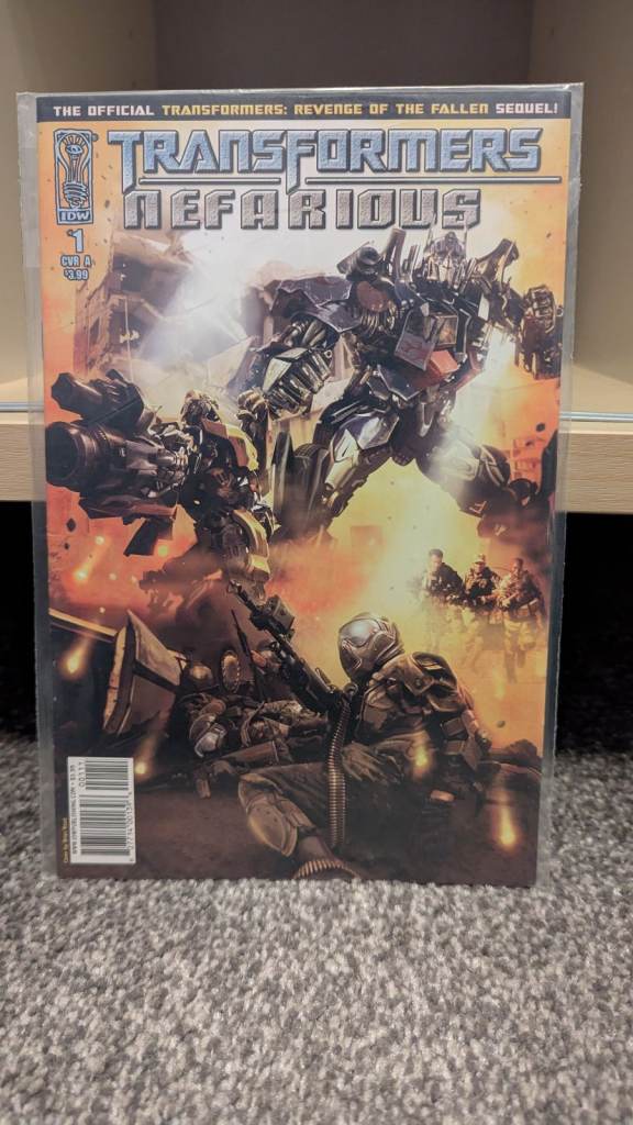 Transformers Revenge of the Fallen Movie Sequel Nefarious Comic Complete Set