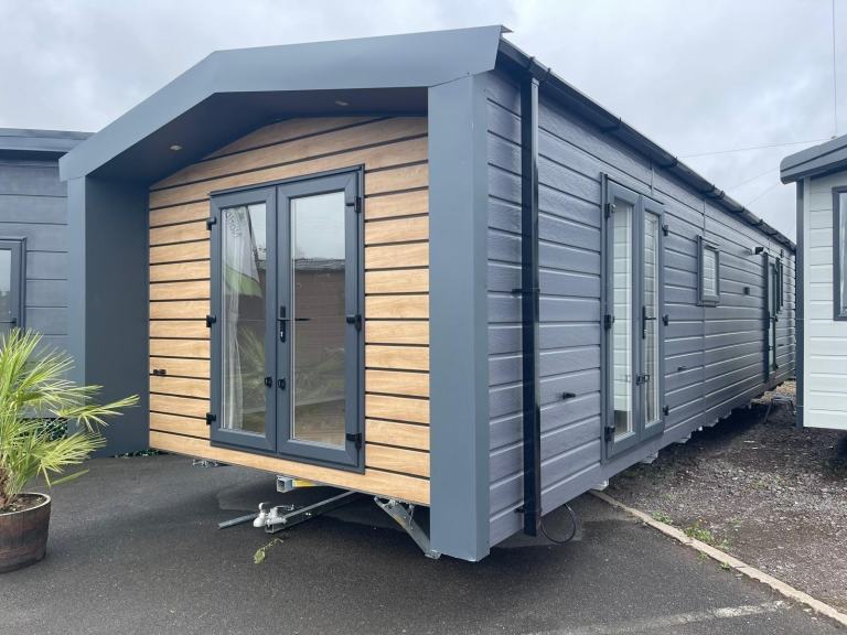 Static Home For Sale Off Site Nationwide Contemporary Lodge 37ft x 12ft, 2