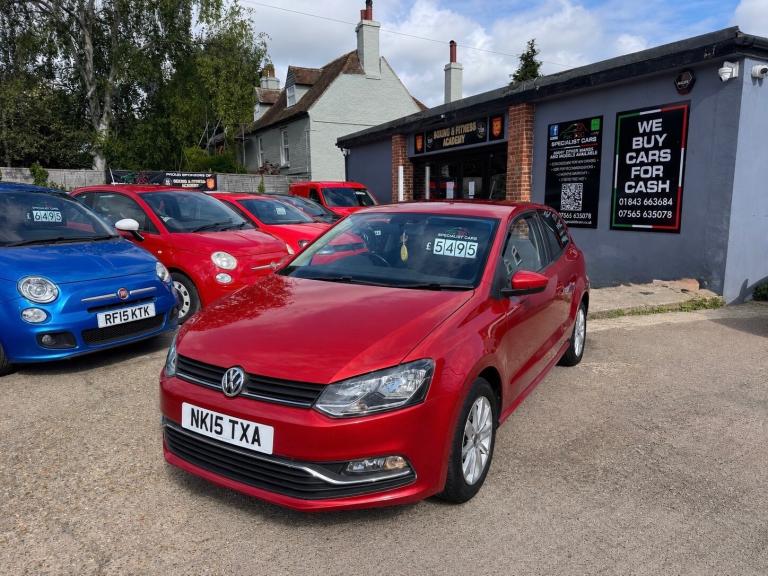 2015 Volkswagen Polo 1.0 SE 3dr HATCHBACK Petrol Manual