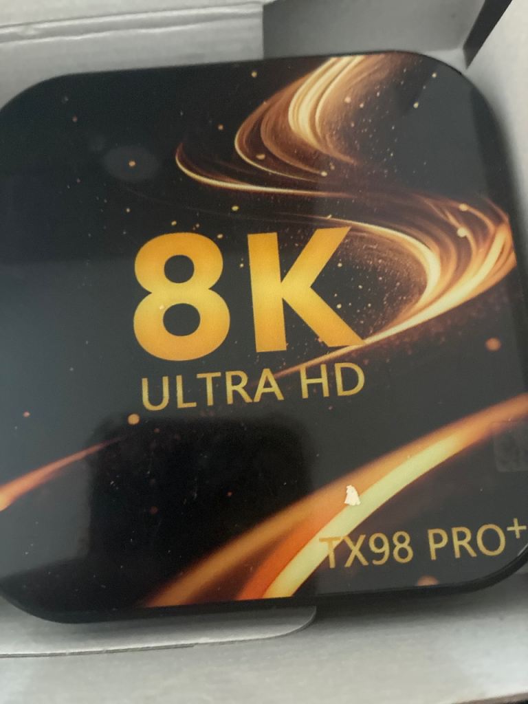 8K Ultra HD TX98 PRO+ Media Box – As Good As New