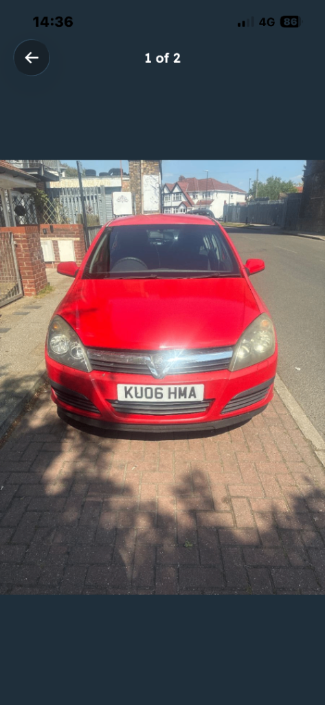 Vauxhall, ASTRA, Hatchback, 2006, Manual, 1598 (cc), 5 doors