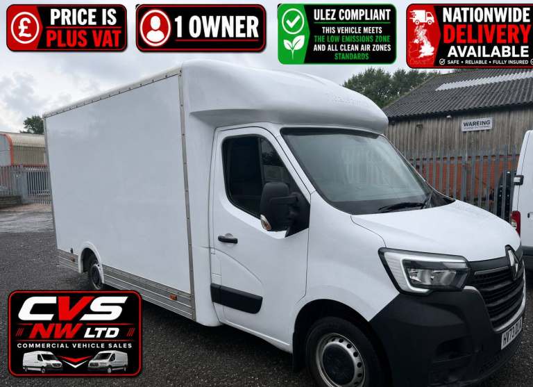 2023/73 RENAULT MASTER LOW LOADER BOX WITH BARN DOORS PRICE IS PLUS VAT