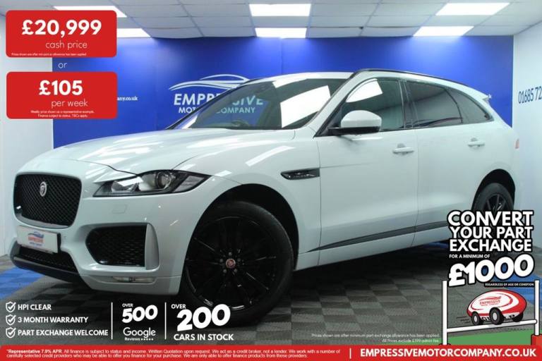 2020 70 JAGUAR F-PACE 2.0 D180 CHEQUERED FLAG SUV 5DR DIESEL AUTO AWD EURO 6 (S/