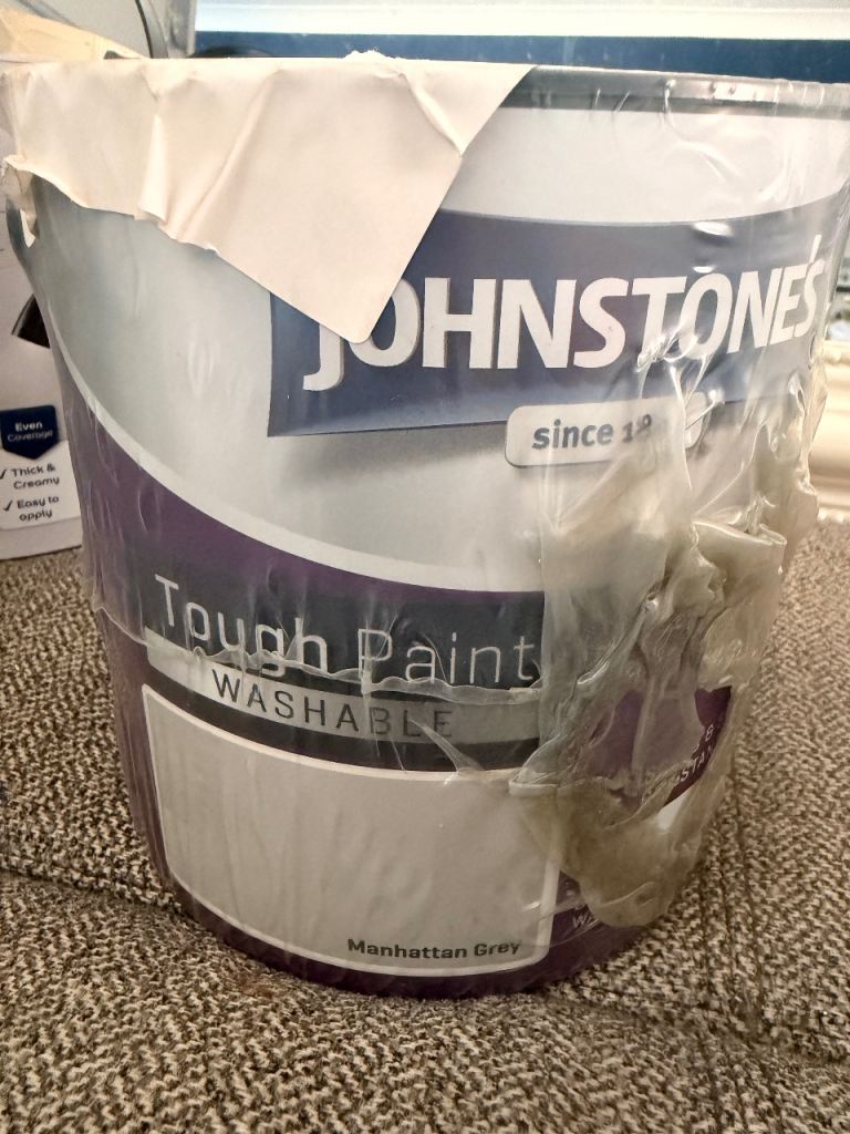 Johnstone's Tough Washable Paint - Manhattan Grey, New