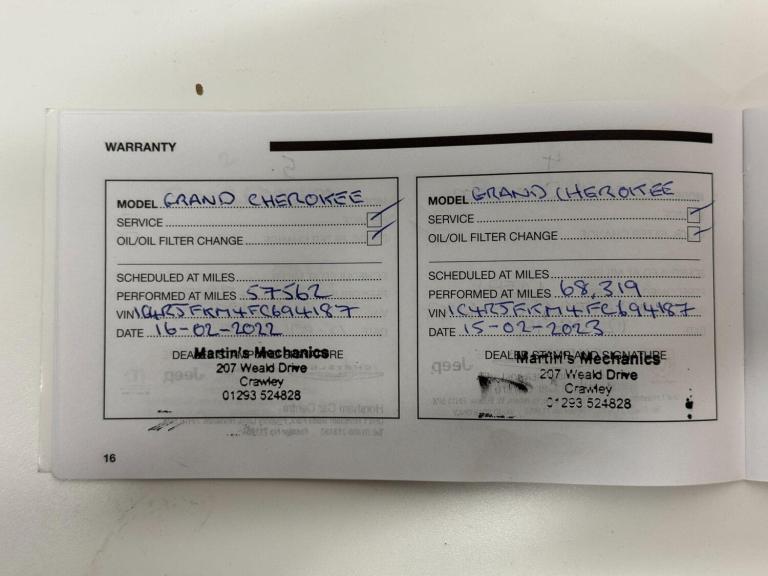 2015 Jeep Grand Cherokee 3.0 CRD Summit 5dr Auto ESTATE DIESEL Automatic