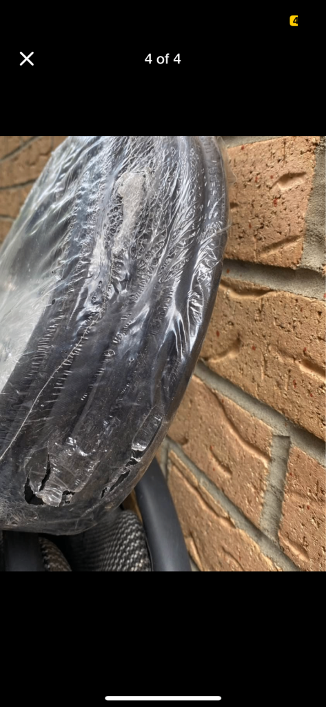 10M Black Pres Hose 1 Wire 3/8 BSP Male/fe 