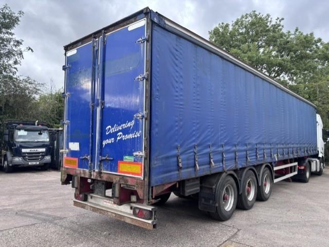 2008 MONTRACON CURTAIN SIDER TRAILER BPW DURM AXLES 