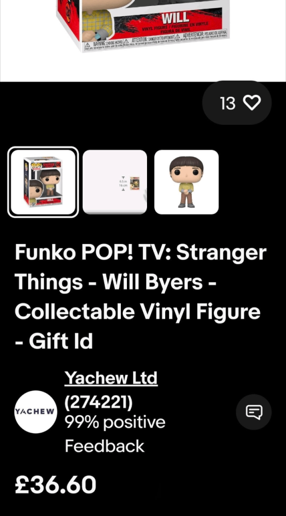 Stranger Things Funko Pops. HIGHLY COLLECTABLE 