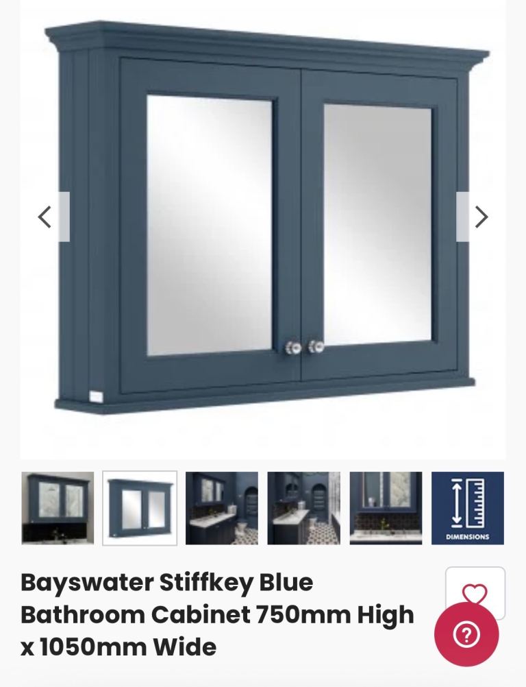 Baswater bathroom mirror 