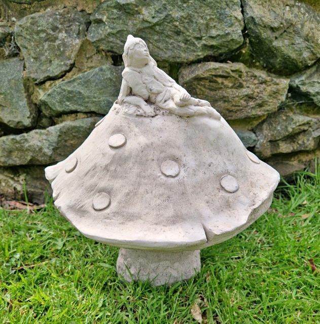 Pixie on a toadstool