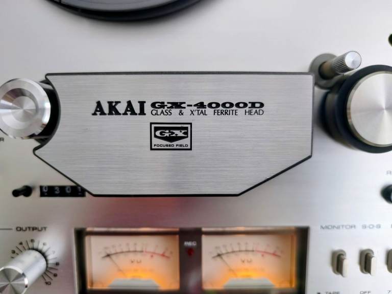 Rare Vintage Akai GX 4000D Reel To Reel Tape Recorder JAPAN 1980