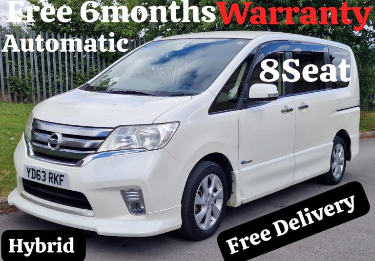 2014 Nissan Serena Hybrid 8Seat Luxury Ulez Free  Estate Hybrid Electric Automatic