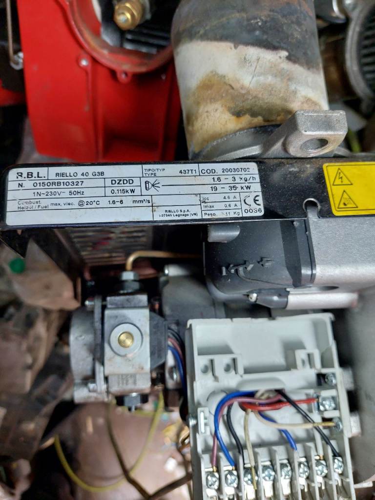 Riello 40 oil burner with warranty 