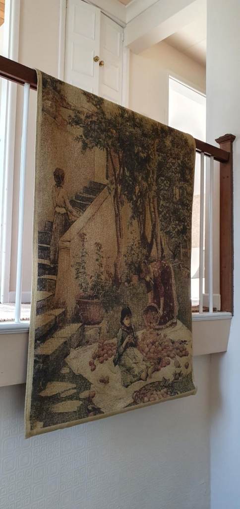 The Orange Gatherers Belgian Tapestry