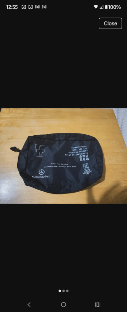 Mercedes Benz Genuine First Aid Kit Empty