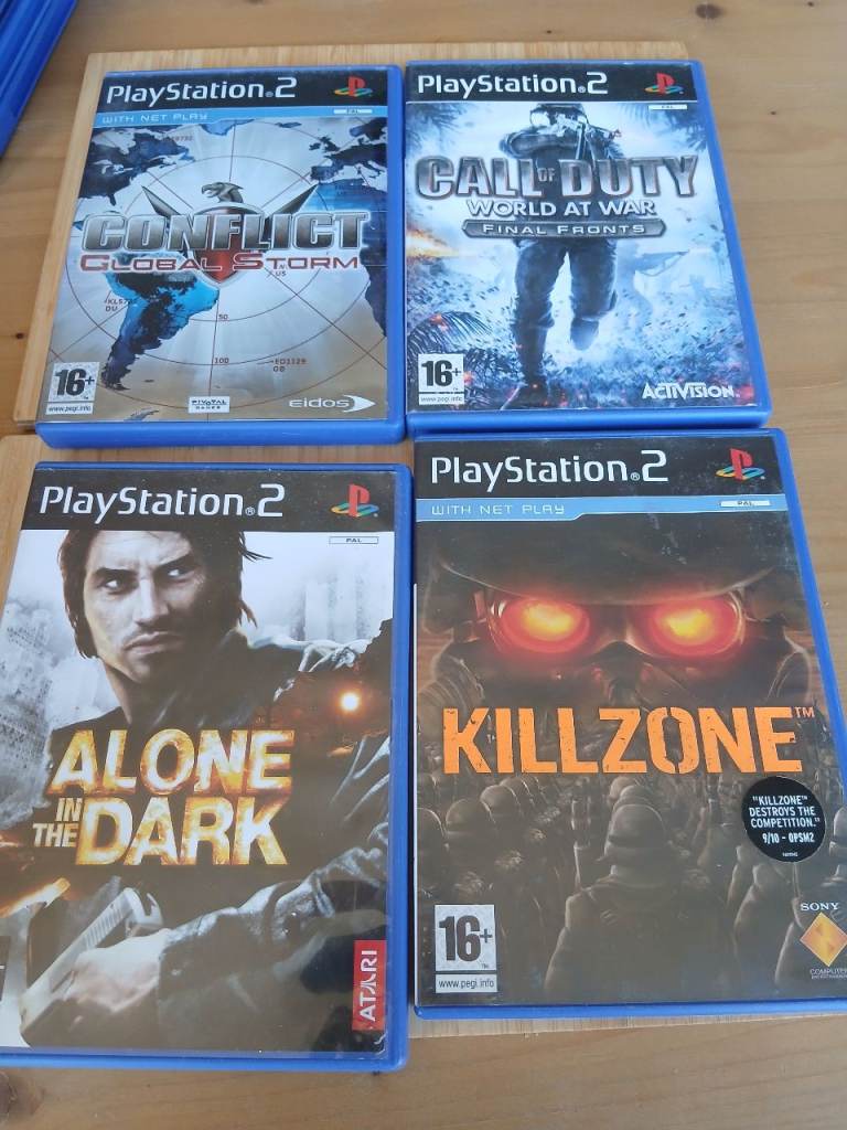PS2 Games Bundle – Call of Duty, Killzone, Alone in the Dark, Conflict