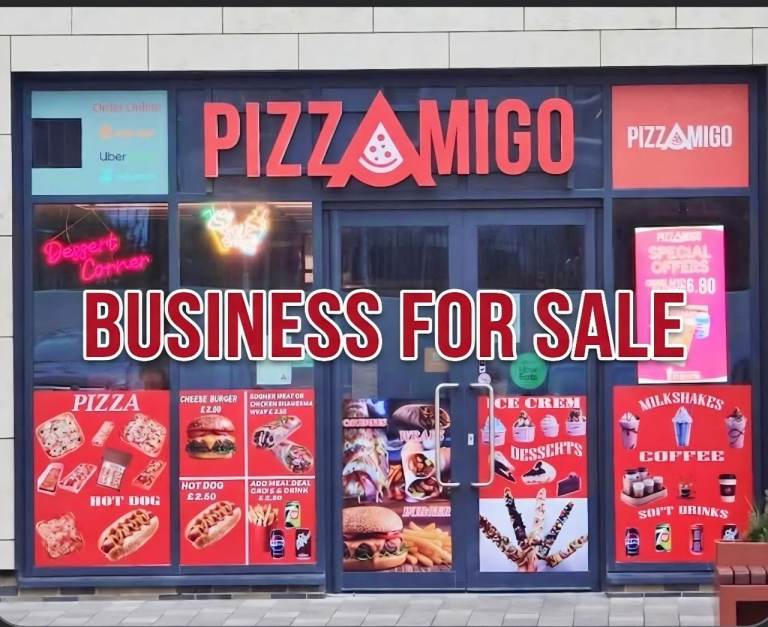 Pizza, Kebabs, Desserts & Burger Shop Business For Sale