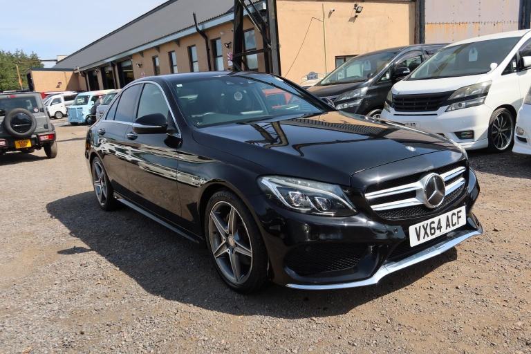 MERCEDES-BENZ C CLASS AVANTGARDE AMG LINE Black Auto Petrol 2014