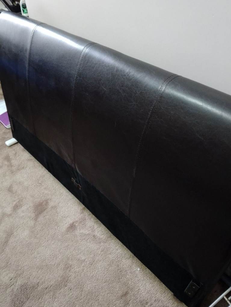 Double Bed Frame Faux Leather 