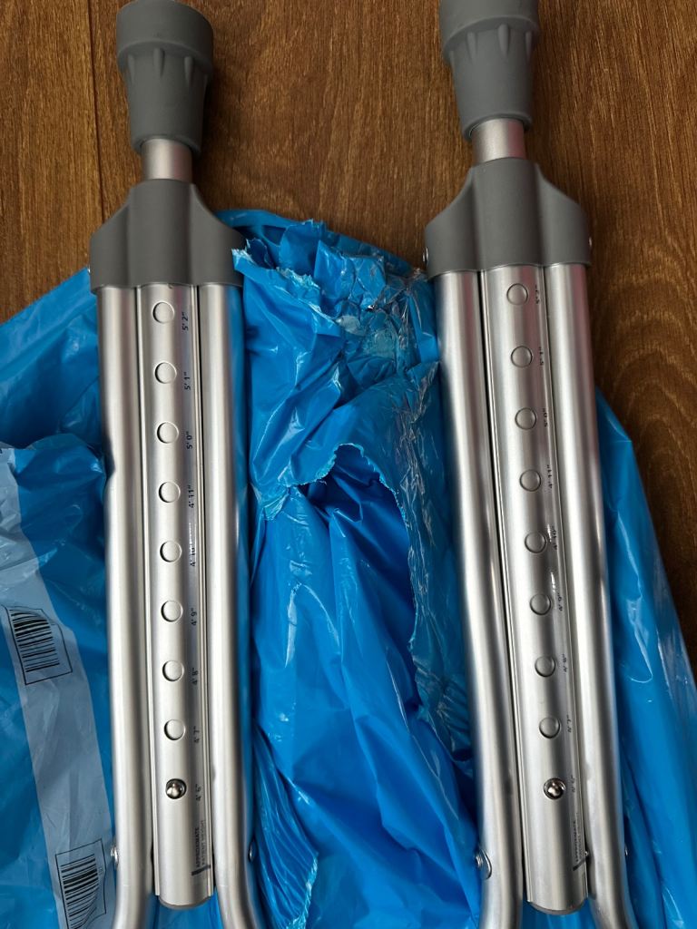 Aluminium Underarm Youth Crutches, walking aids