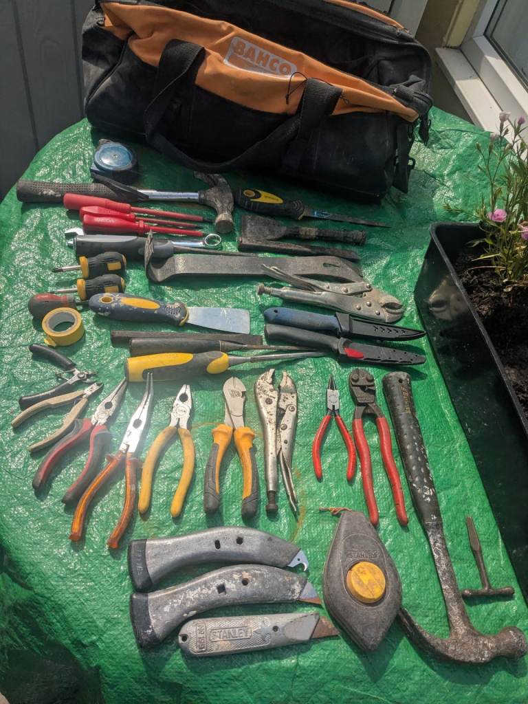 TOOLS job lot of quality tools + bahco tool bag 