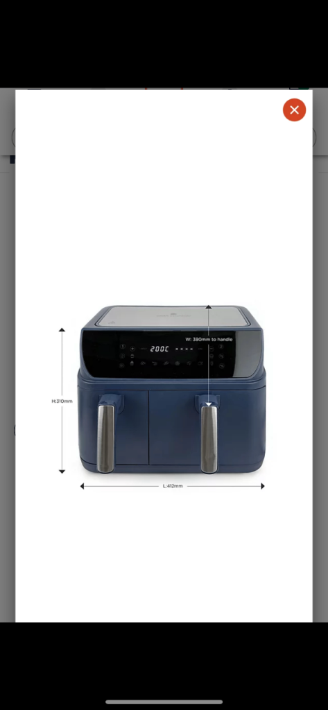 Cook's Essentials Multifunctional Airfryer Oven