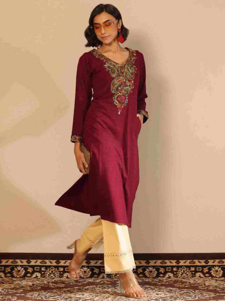 Stylish Woolen Kurtis for Women by Libas!