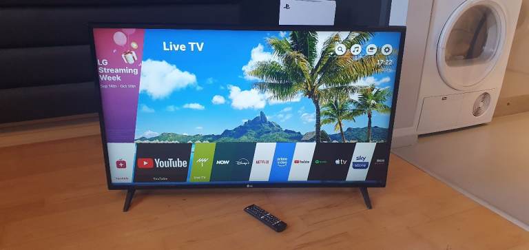 FREE LOCAL DELIVERY EXCELLENT LG 43 INCH UHD HDR 4K SMART TV + LG REMOTE £120 inc DELIVERY 