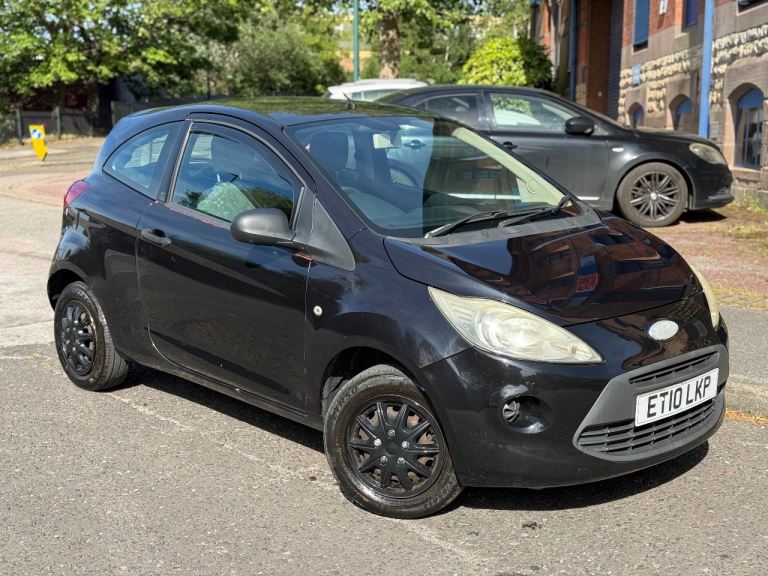 2010 Ford KA 1.2 Studio 3dr Hatchback Black - MOT March 27!